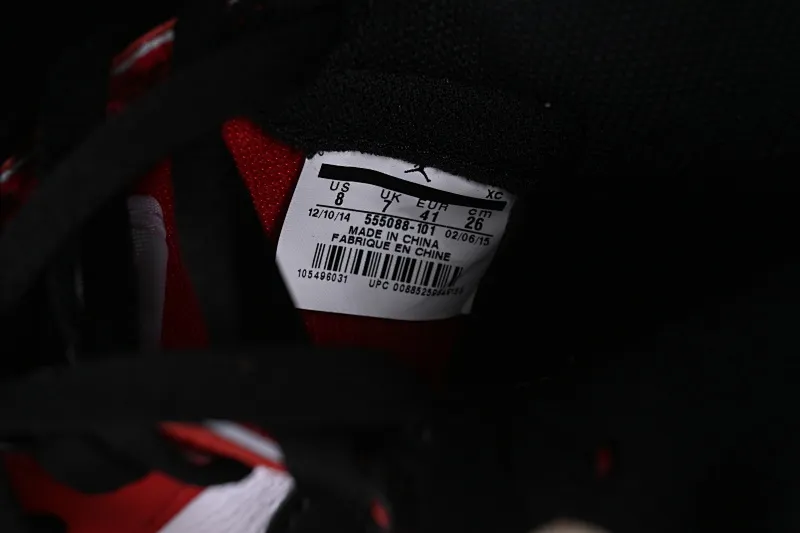 All categories Air Jordan Jordan series basketball shoes Air Jordan 1 High LJR version Air Jordan 1 OG "Chicago" AJ1 Joe 1 Chicago Bulls original color basketball shoes 555088-101
